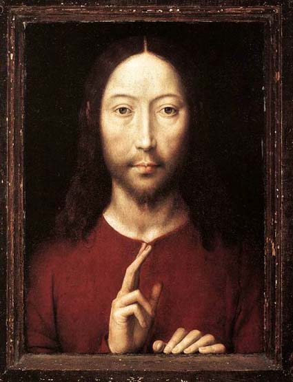 Hans Memling Christ Giving His Blessing